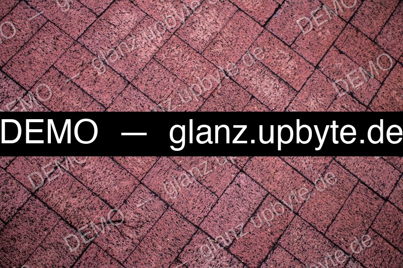 Saubere Pflastersteine